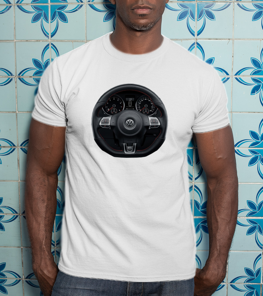 Volkswagen Steering Wheel Dashboard T-Shirt