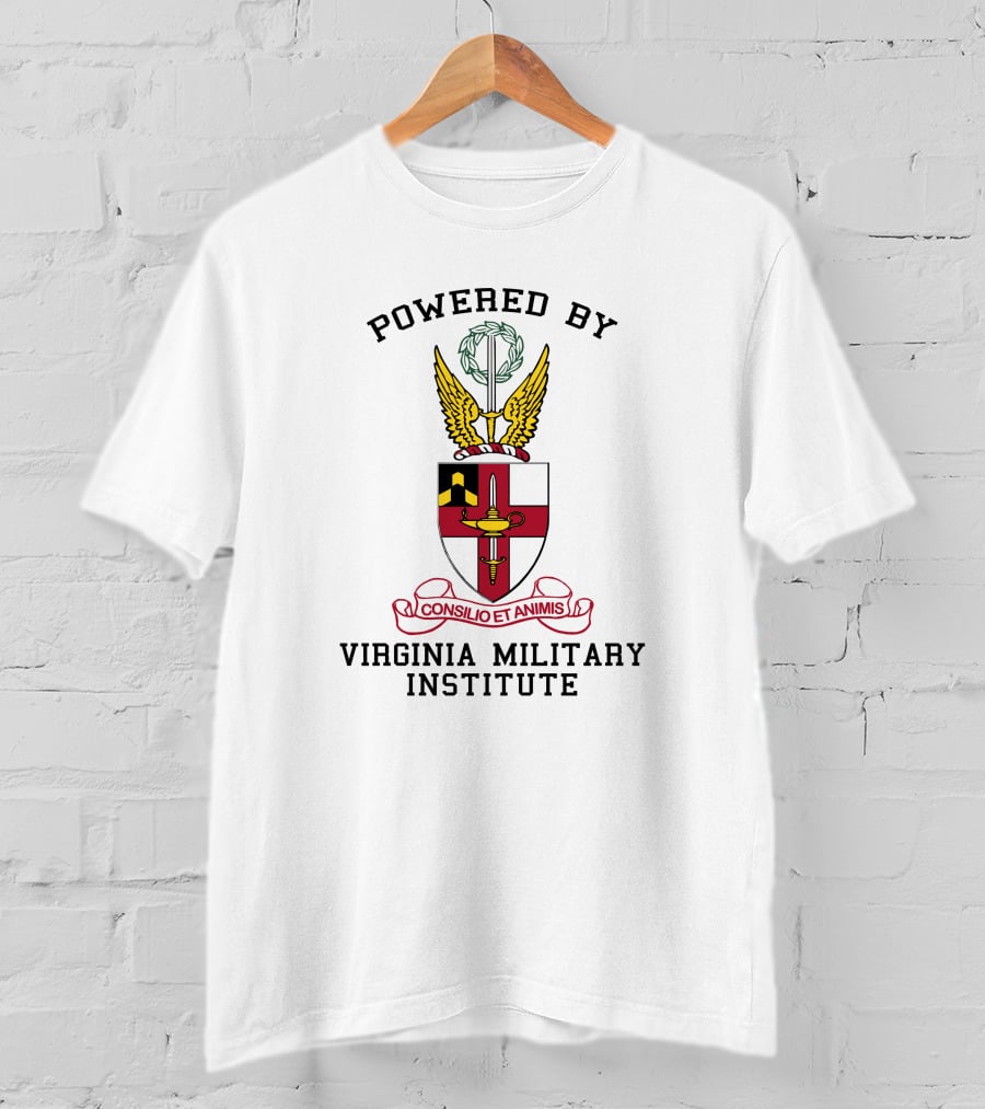 Powered By Virginia Military Institute Consilio Et Animis T-Shirt