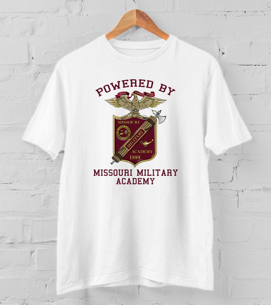 Powered By Missouri Military Academy 1889 T-Shirt