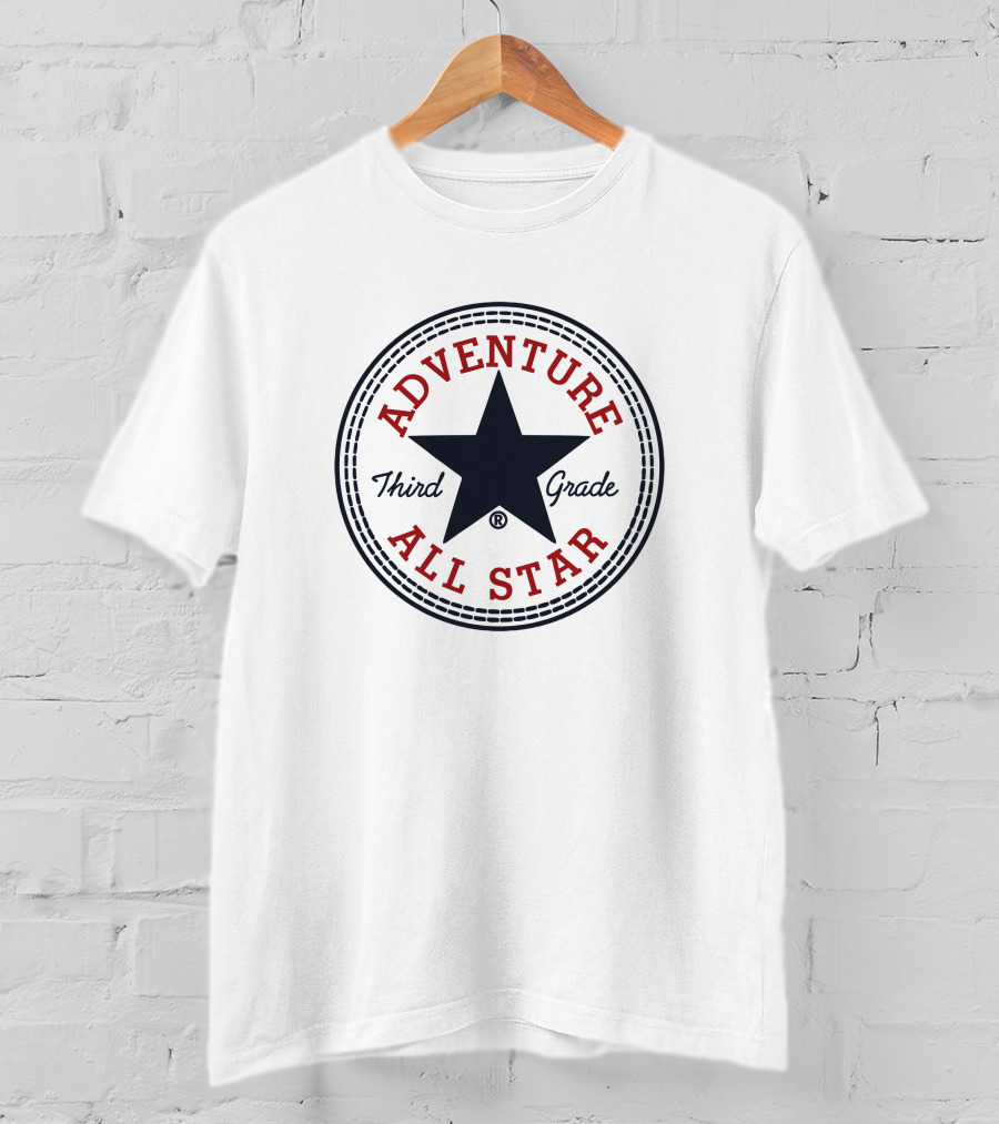 Adventure All Star Third Grade Converse T-Shirt