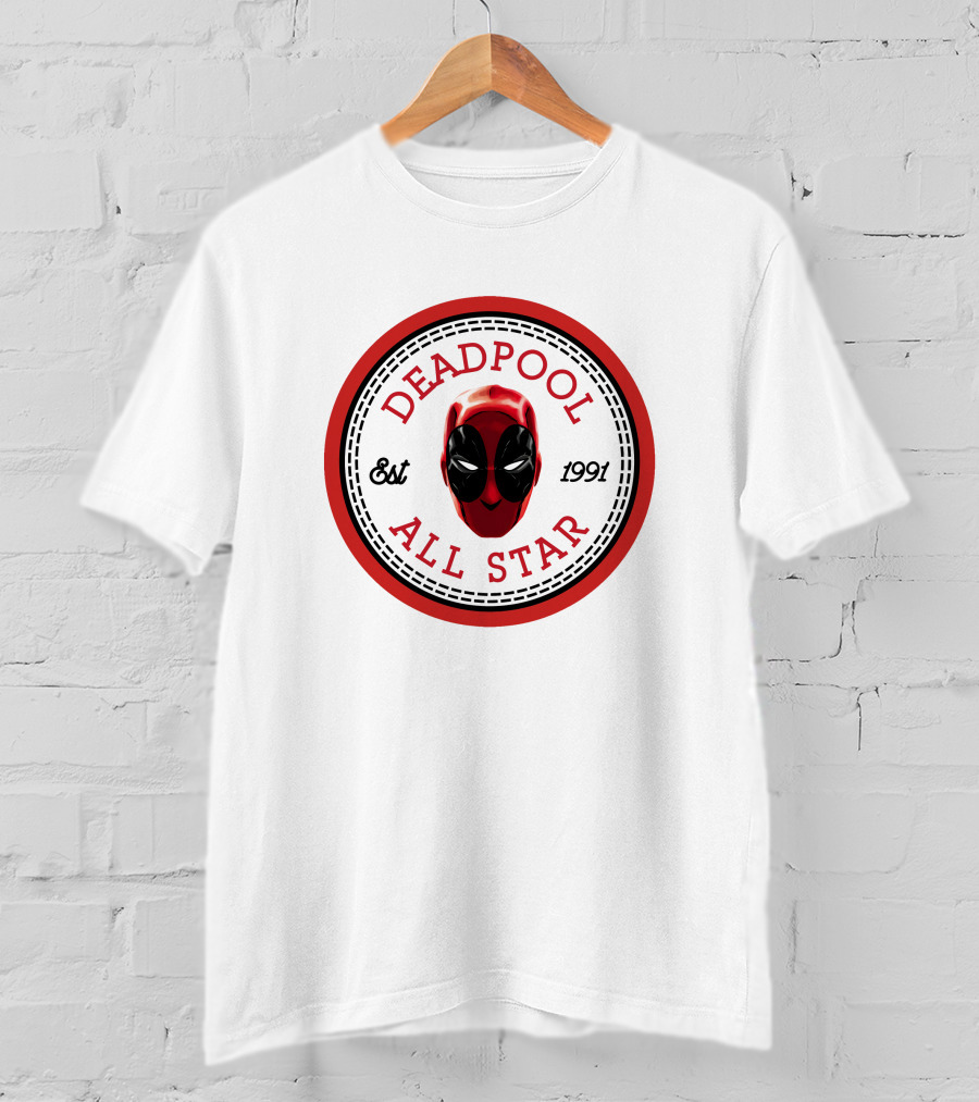 Deadpool All Star Est 1991 Converse T-Shirt