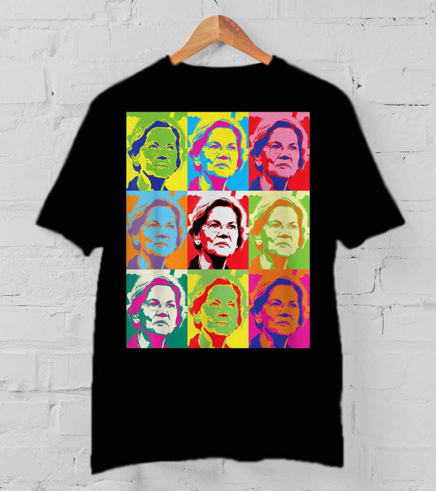 Elizabeth Warren Pop Art Superstar T-Shirt