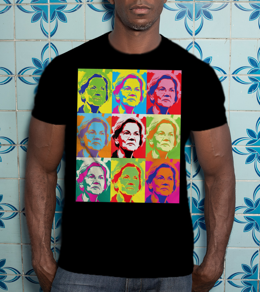 Elizabeth Warren Pop Art Superstar T-Shirt
