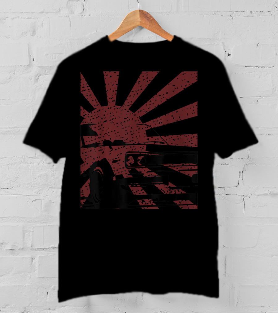 Hakosuka Classic JDM Racing Rising Sun Car T-Shirt