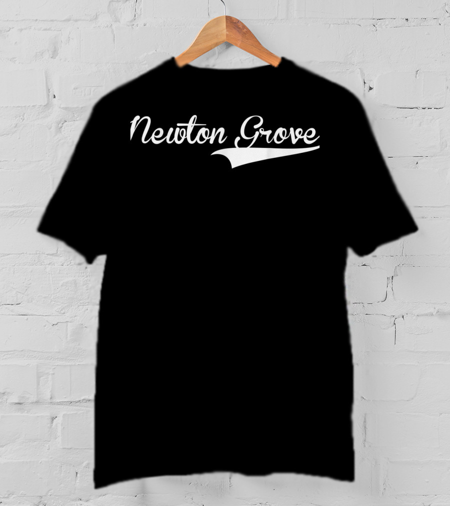 Newton Grove Baseball Vintage Typography T-Shirt