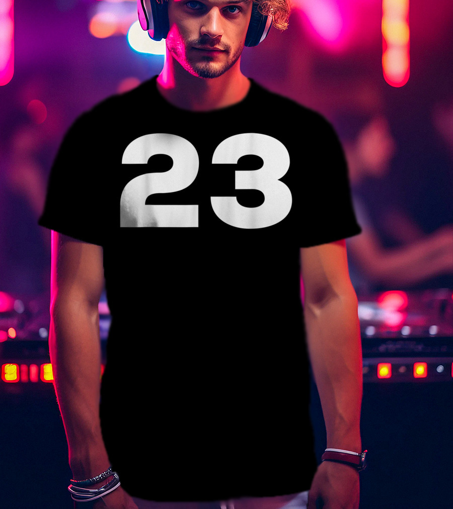 Number 23 Jersey Sport Team T-Shirt