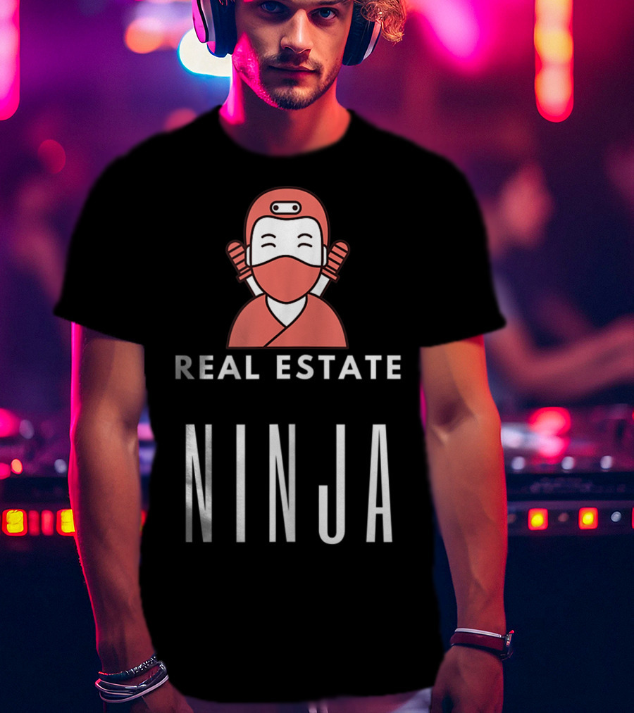 Real Estate Ninja Realtor Holiday Closing Expert T-Shirt