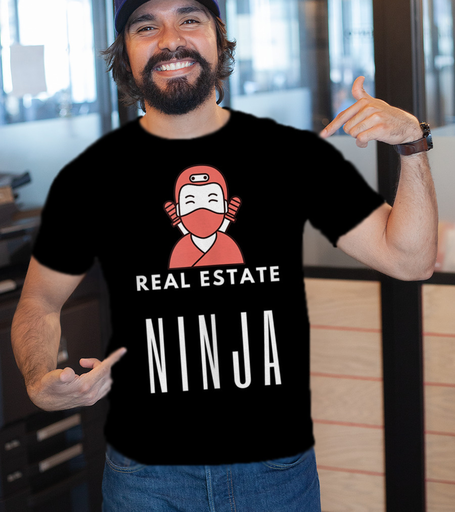 Real Estate Ninja Realtor Holiday Closing Expert T-Shirt