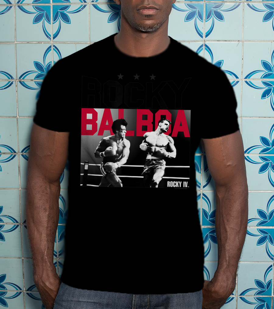 Rocky Balboa Rocky IV Classic Look Boxing Match 30181 T-Shirt