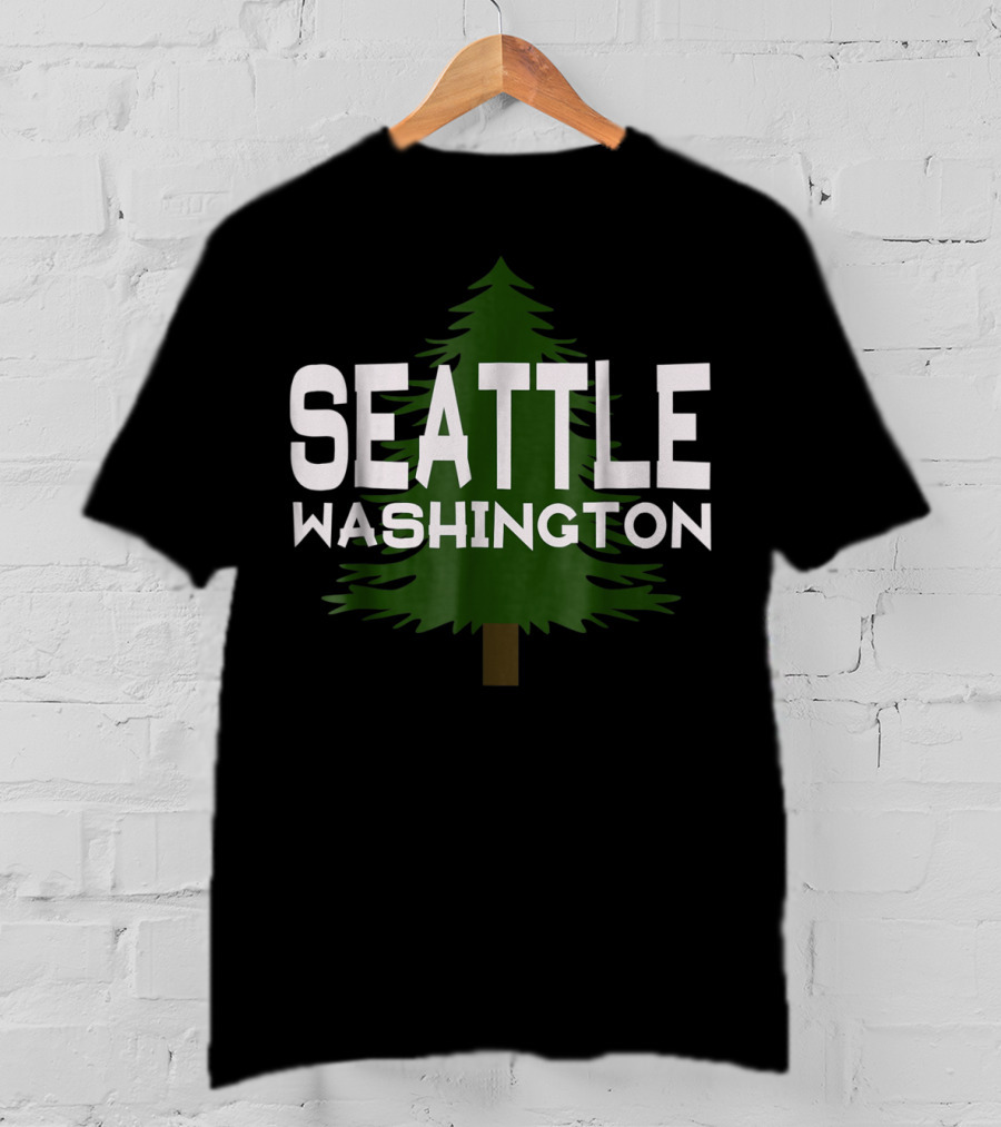 Seattle Washington Evergreen Tree Classic Wa T-Shirt