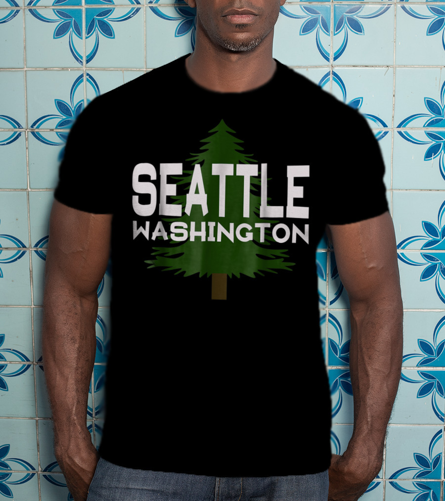 Seattle Washington Evergreen Tree Classic Wa T-Shirt