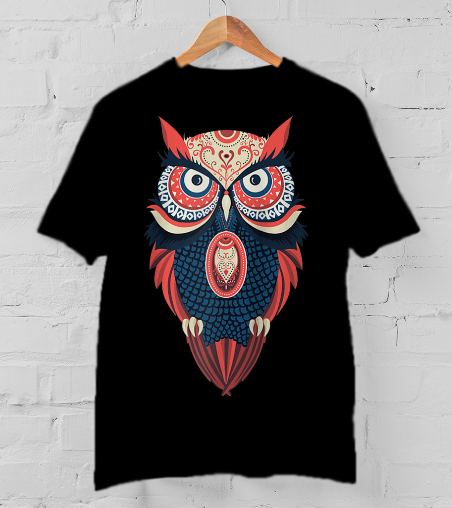 Spirit Animal Owl Folk T-Shirt