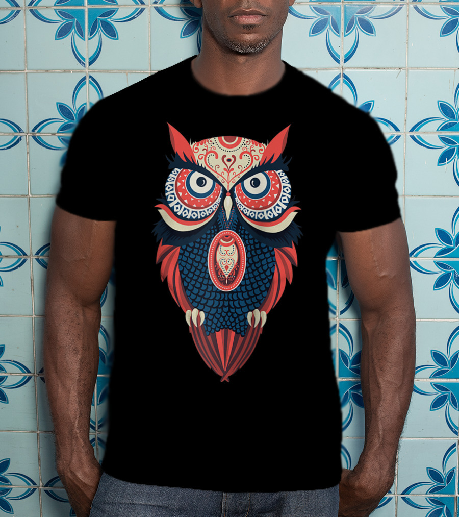 Spirit Animal Owl Folk T-Shirt