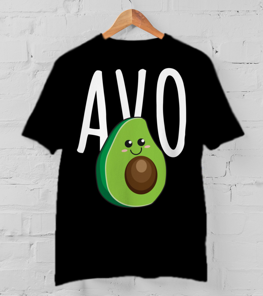 Avo Avocado Cute Vegan Couples Loves Matching T-Shirt