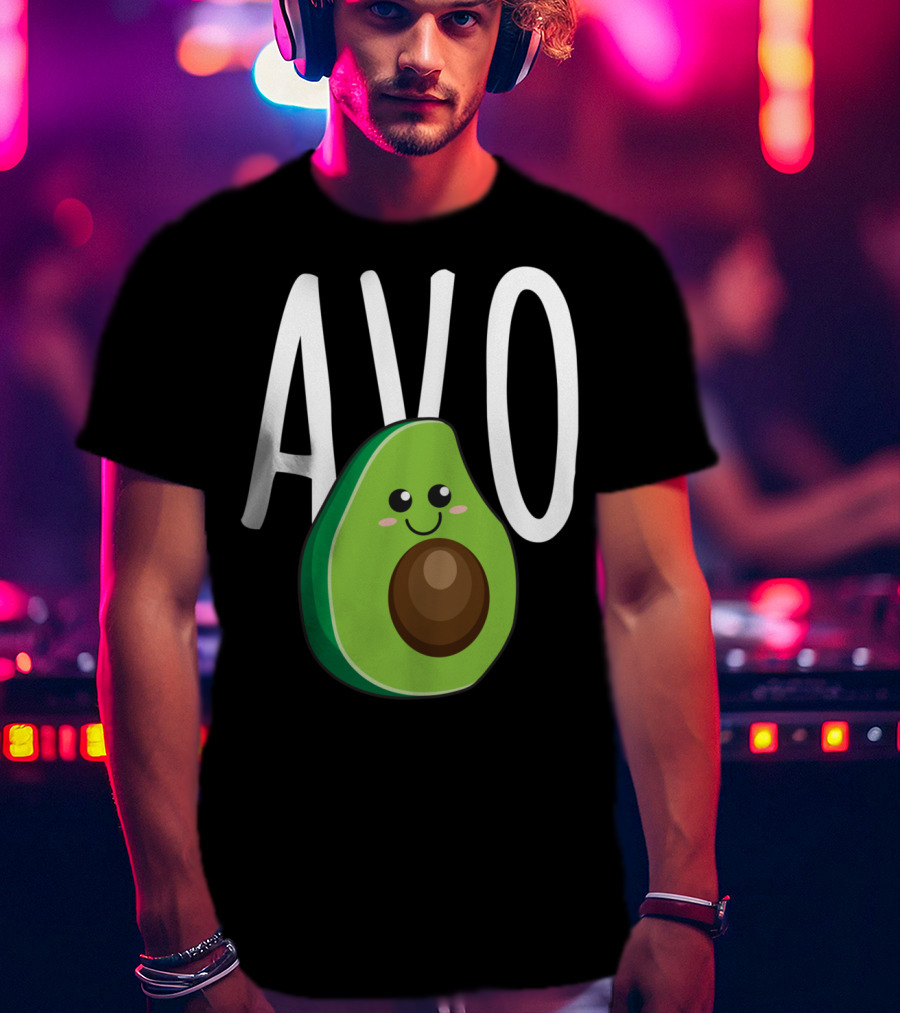 Avo Avocado Cute Vegan Couples Loves Matching T-Shirt