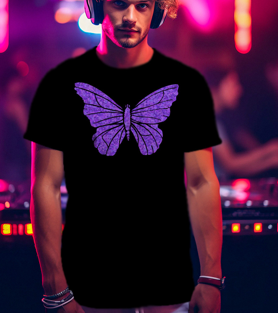 Butterfly Purple Lavender Wings T-Shirt