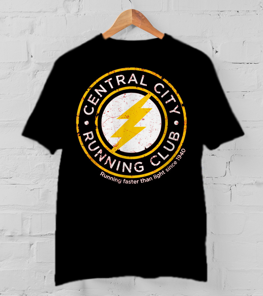 Central City Running Club Running Faster Than Light Since 1940 T-Shirt