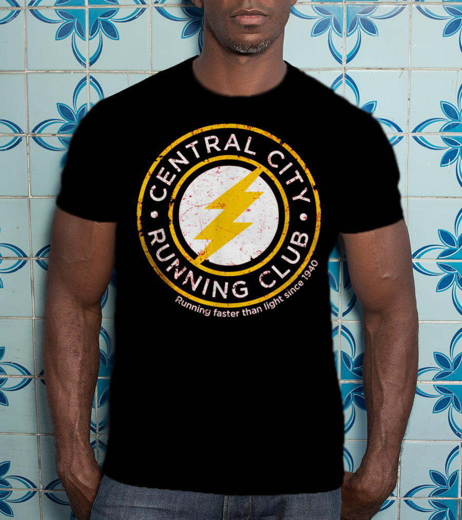 Central City Running Club Running Faster Than Light Since 1940 T-Shirt