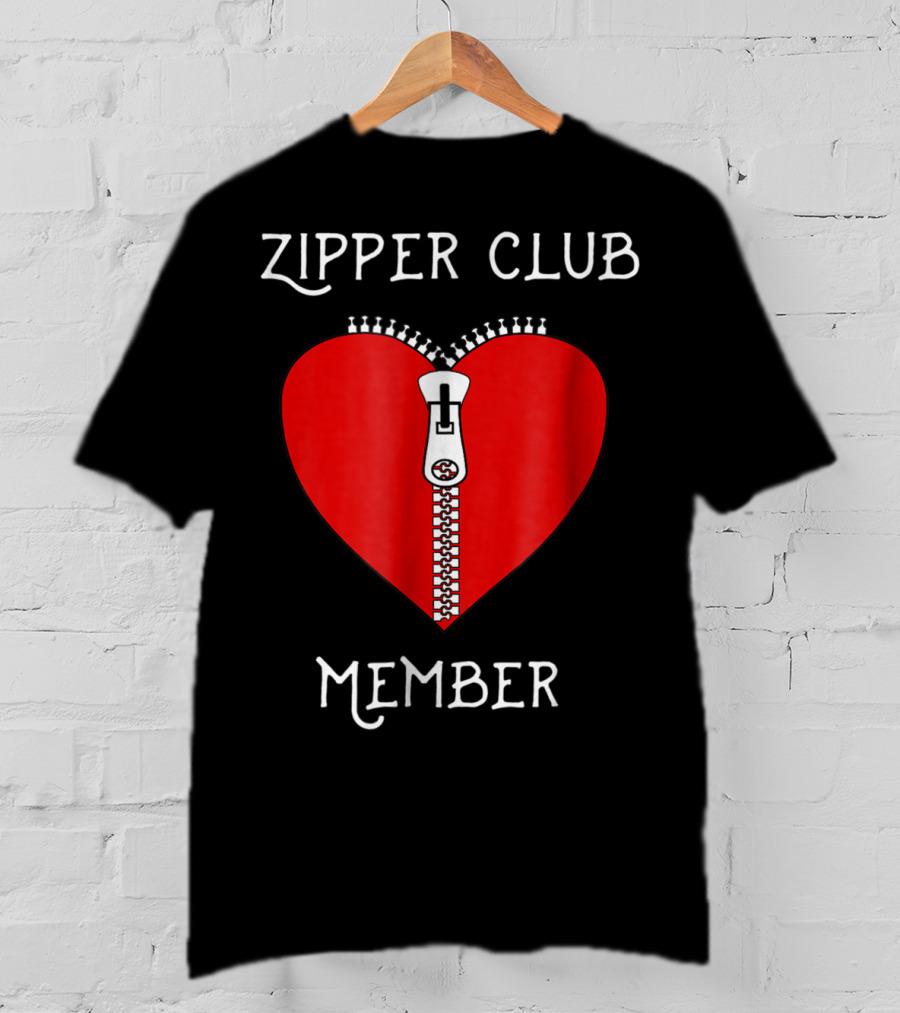 Zipper Club Member Heart Surgery Zipper T-Shirt