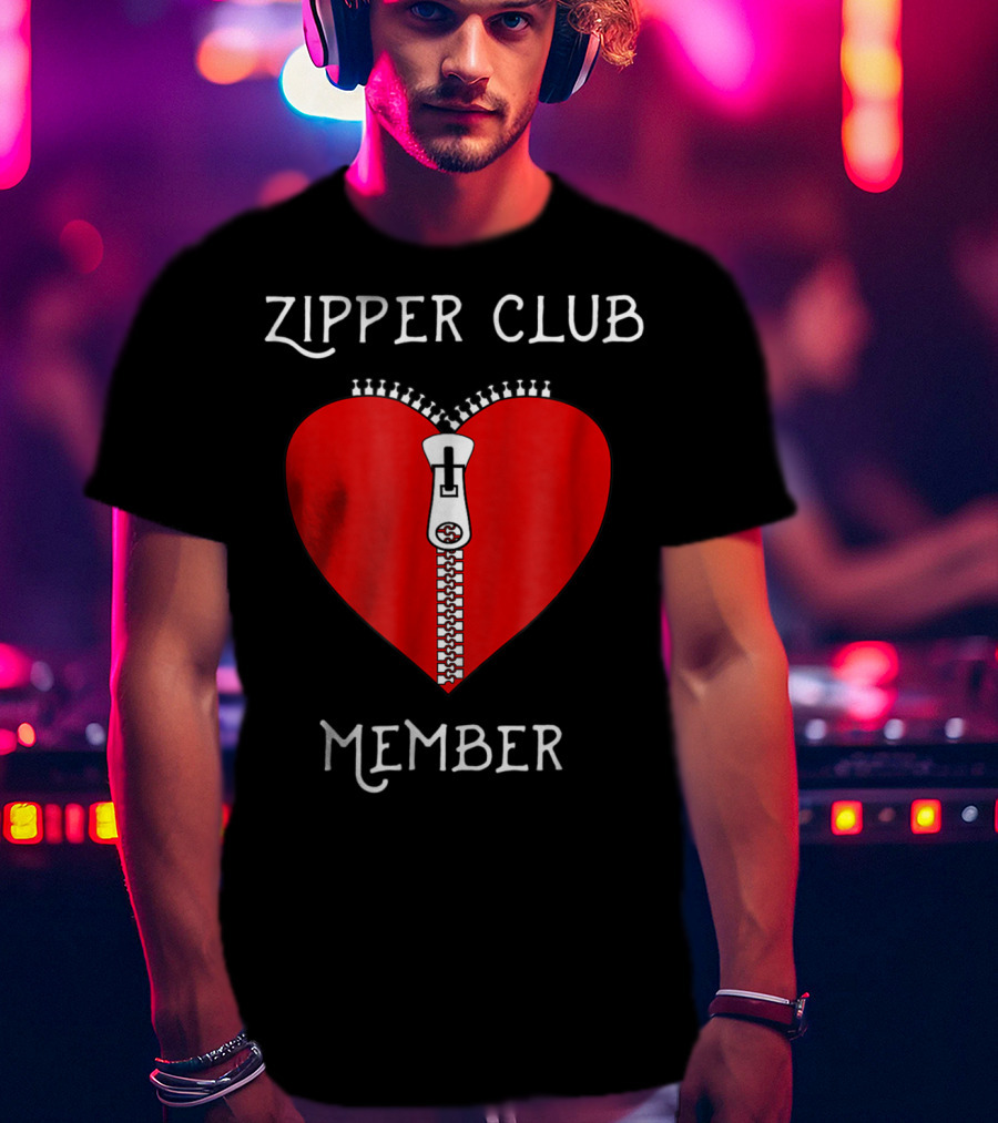 Zipper Club Member Heart Surgery Zipper T-Shirt