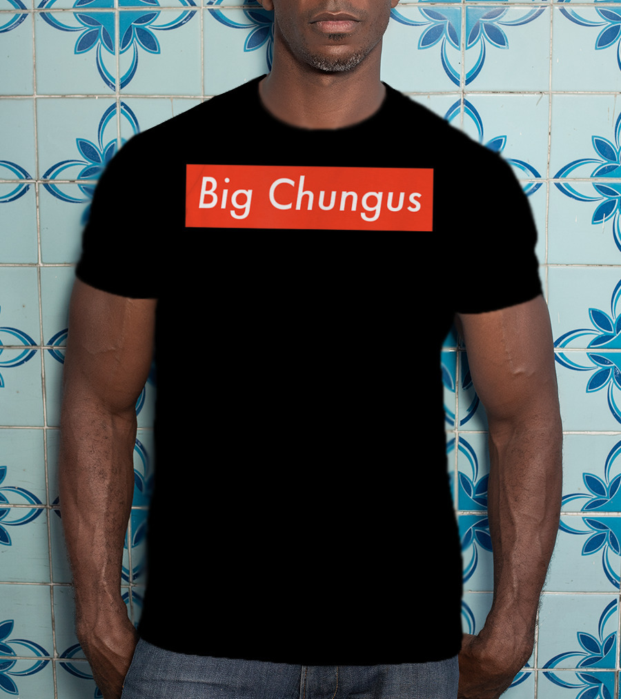 Big Chungus Meme Red Box T-Shirt