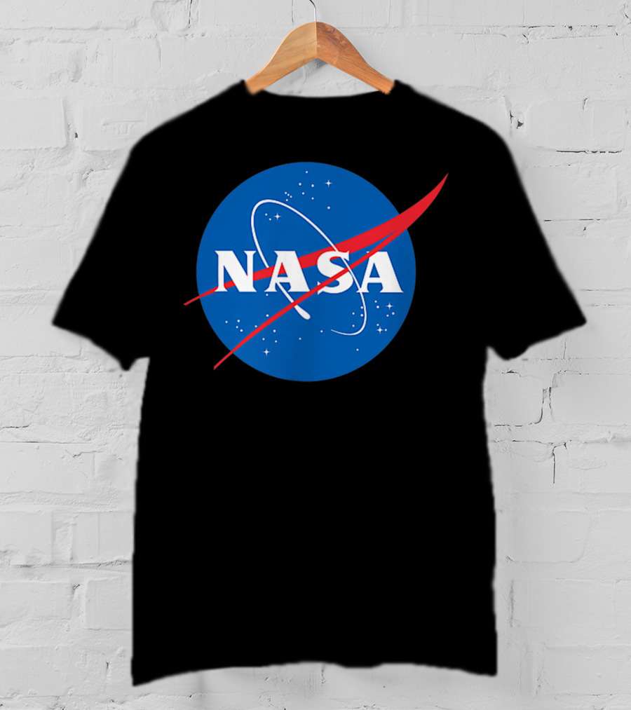 Nasa Officially Licensed NASA Worm Logo Space Badge T-Shirt