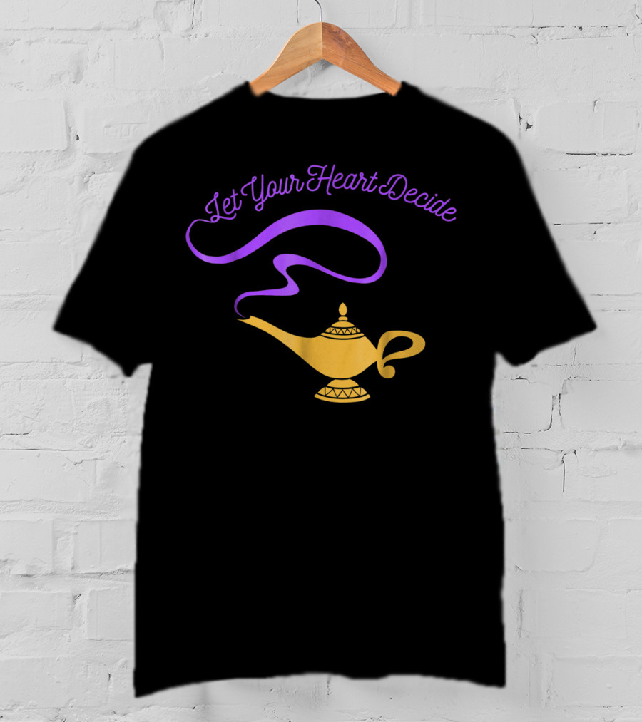 Disney Aladdin Genie Lamp Let Your Heart Decide T-Shirt