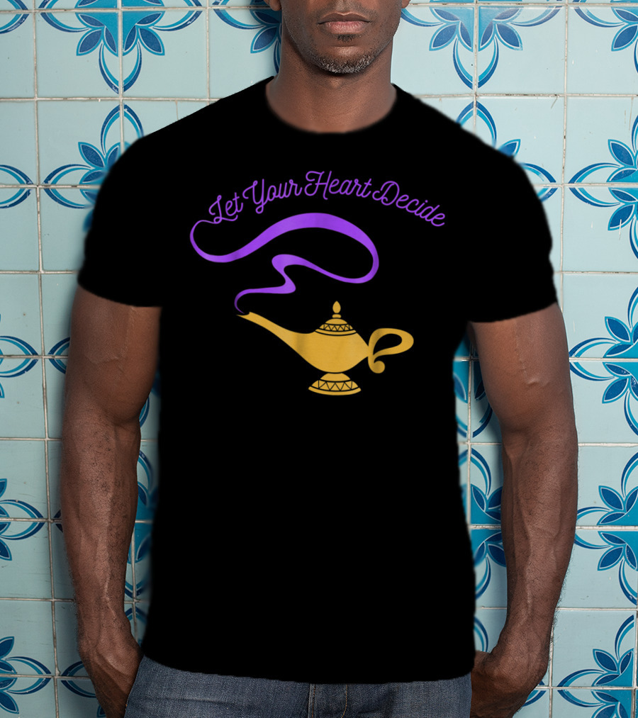 Disney Aladdin Genie Lamp Let Your Heart Decide T-Shirt