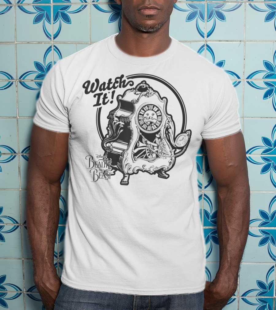 Disney Beauty And The Beast Cogsworth Watch It T-Shirt