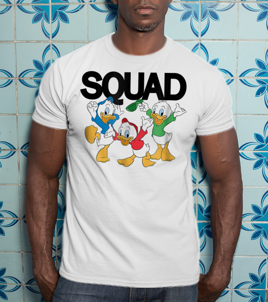 SQUAD Disney Donald Duck's Nephews Huey Dewey Louie T-Shirt