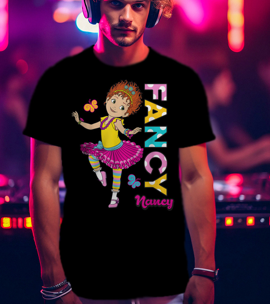 Disney Fancy Nancy Dancing With Nancy Colorful Ballet Outfit Fun T-Shirt