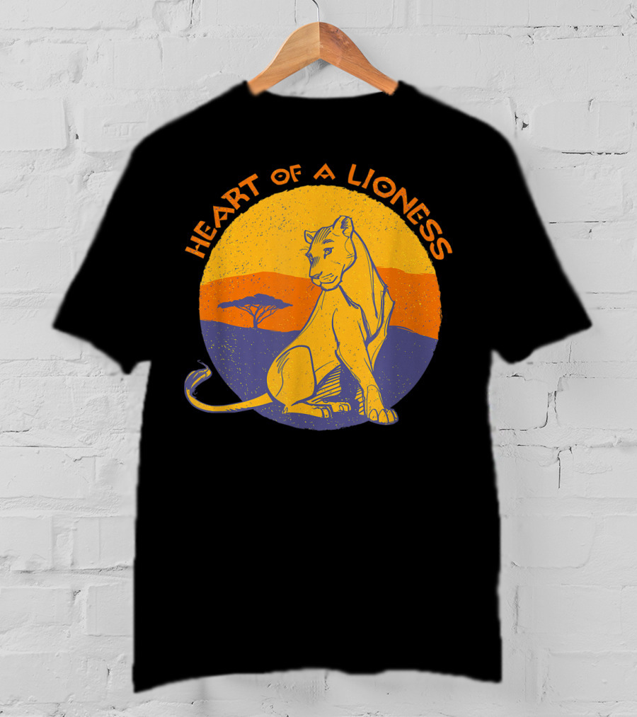 Disney Lion King Nala Heart Of A Lioness African Sunset T-Shirt