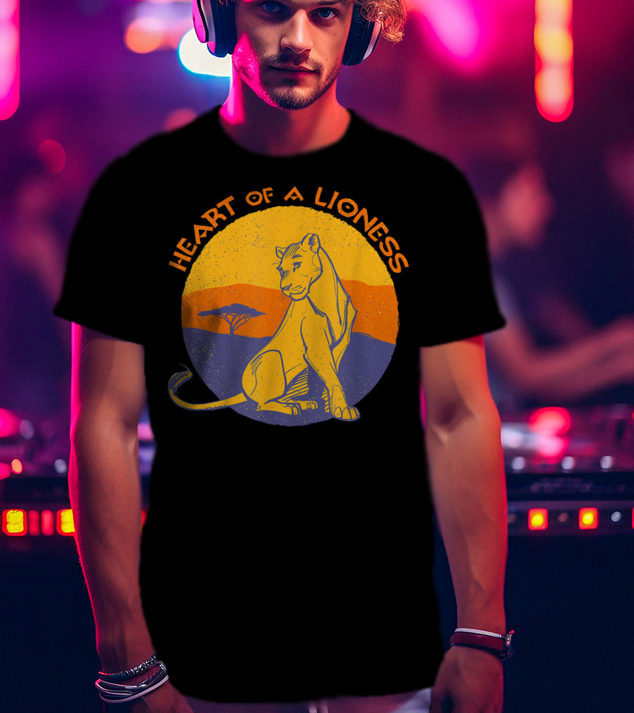 Disney Lion King Nala Heart Of A Lioness African Sunset T-Shirt