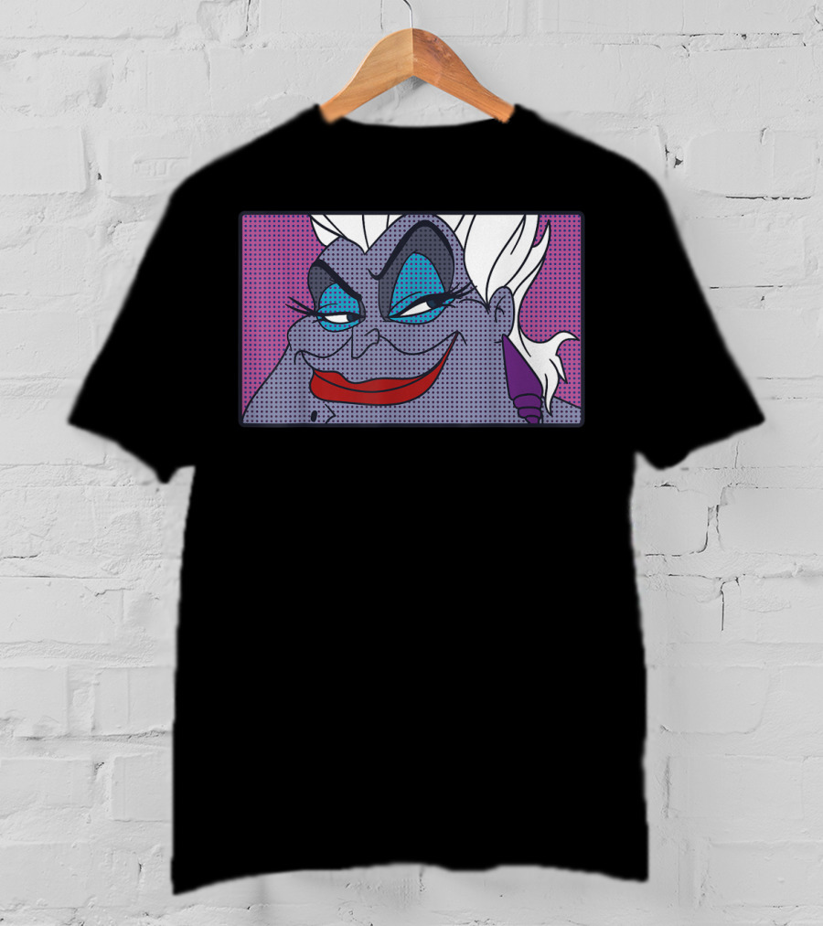Disney Little Mermaid Ursula Pop Art Comic T-Shirt