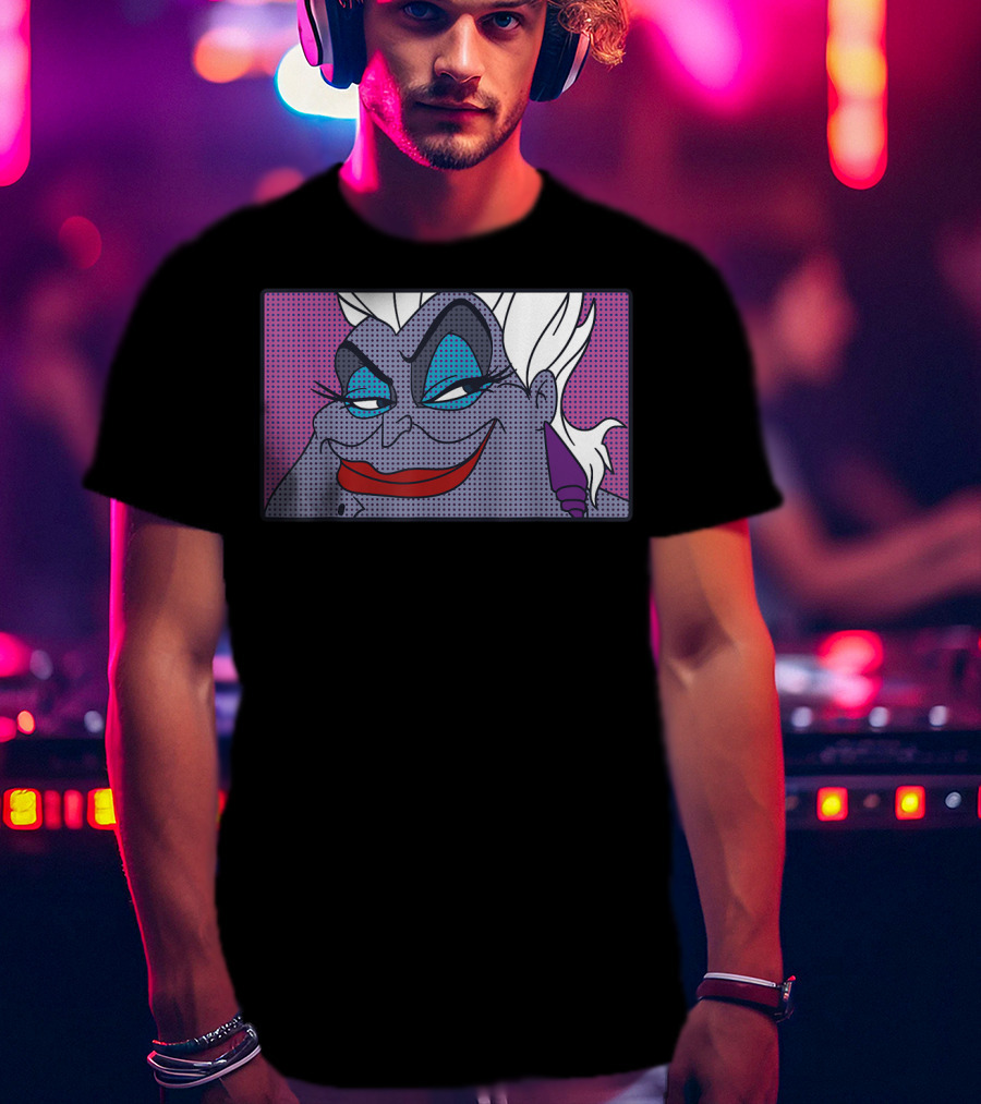 Disney Little Mermaid Ursula Pop Art Comic T-Shirt
