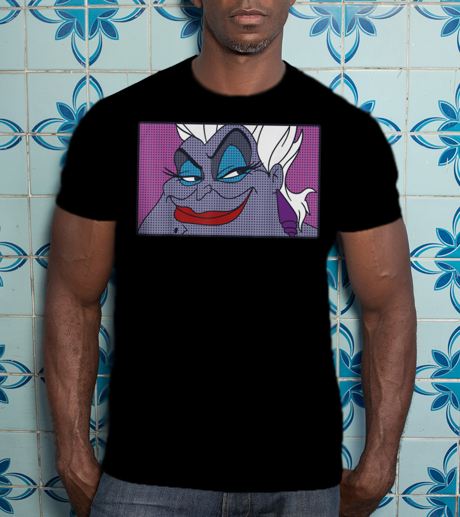 Disney Little Mermaid Ursula Pop Art Comic T-Shirt