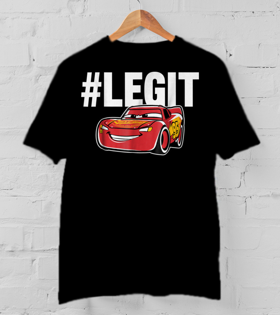 Legit Disney Pixar Cars 3 Lightning McQueen 95 T-Shirt