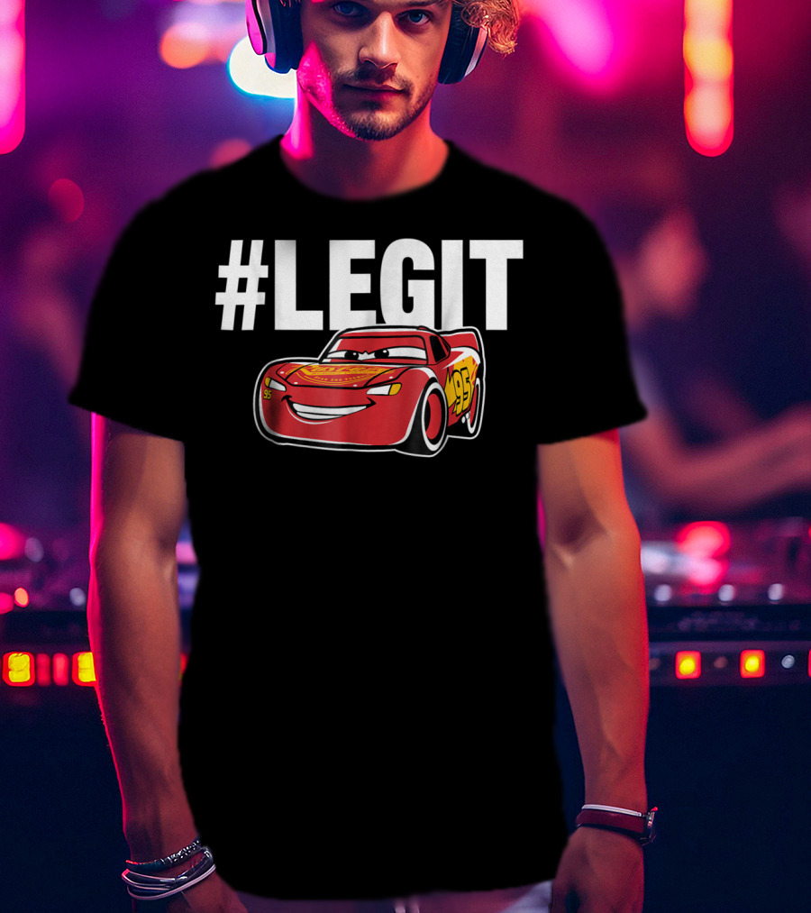 Legit Disney Pixar Cars 3 Lightning McQueen 95 T-Shirt