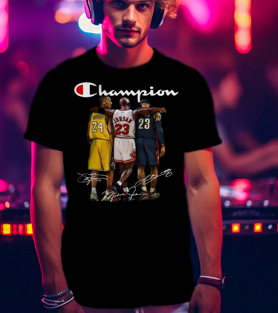 Champion Basketball Bryant Jordan 23 24 23 T-Shirt