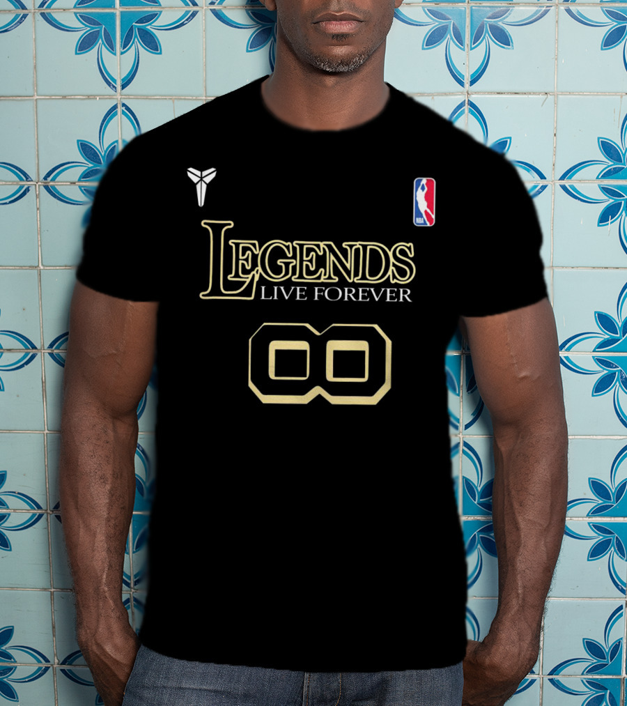 BRYANT LEGENDS LIVE FOREVER NBA 8 T-Shirt