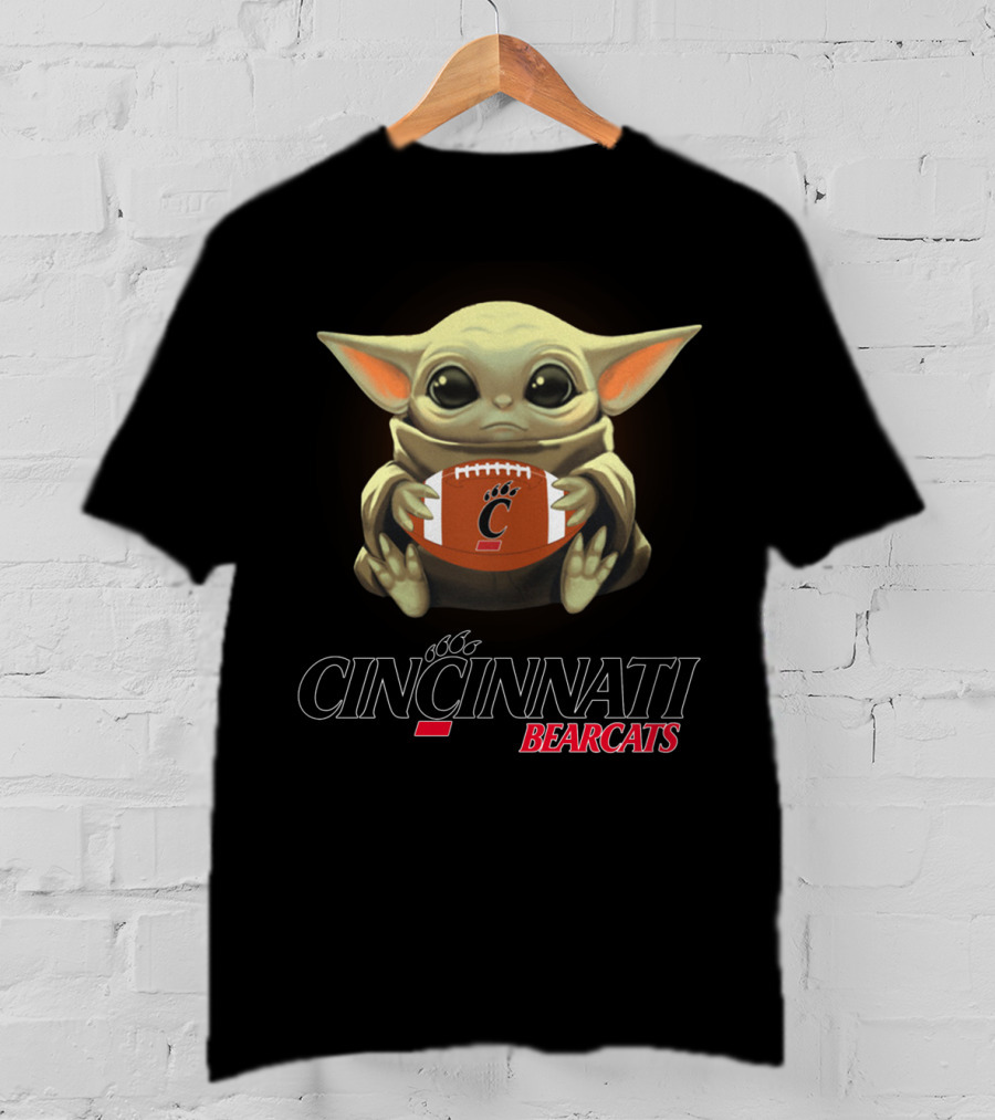 Cincinnati Bearcats Yoda Football Star Wars Fans T-Shirt