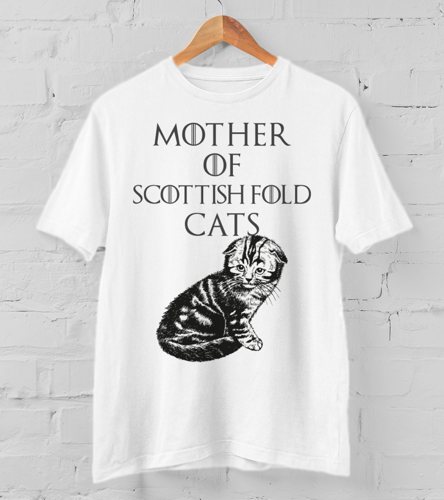 Mother Of Scottish Fold Cats T-Shirt