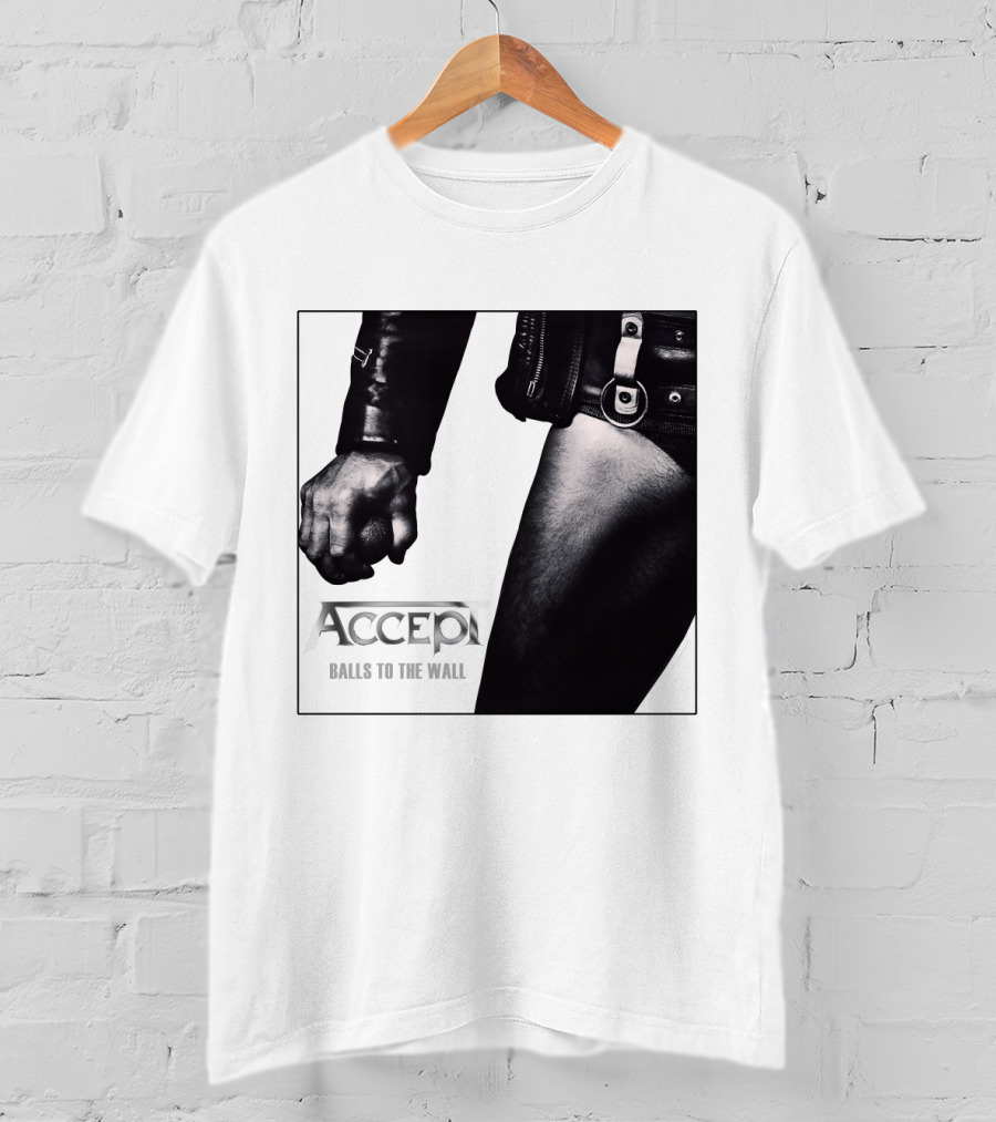 ACCEPT Balls To The Wall Classic Rock Album Cover Image T-Shirt