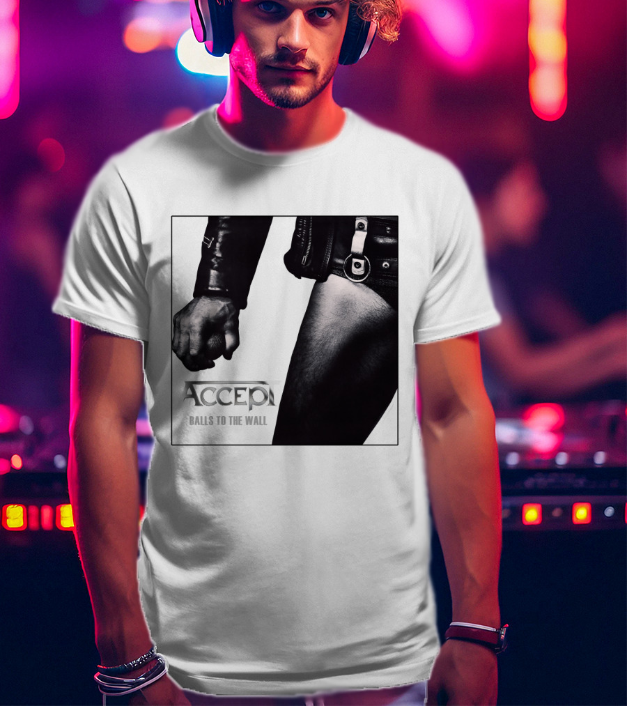 ACCEPT Balls To The Wall Classic Rock Album Cover Image T-Shirt