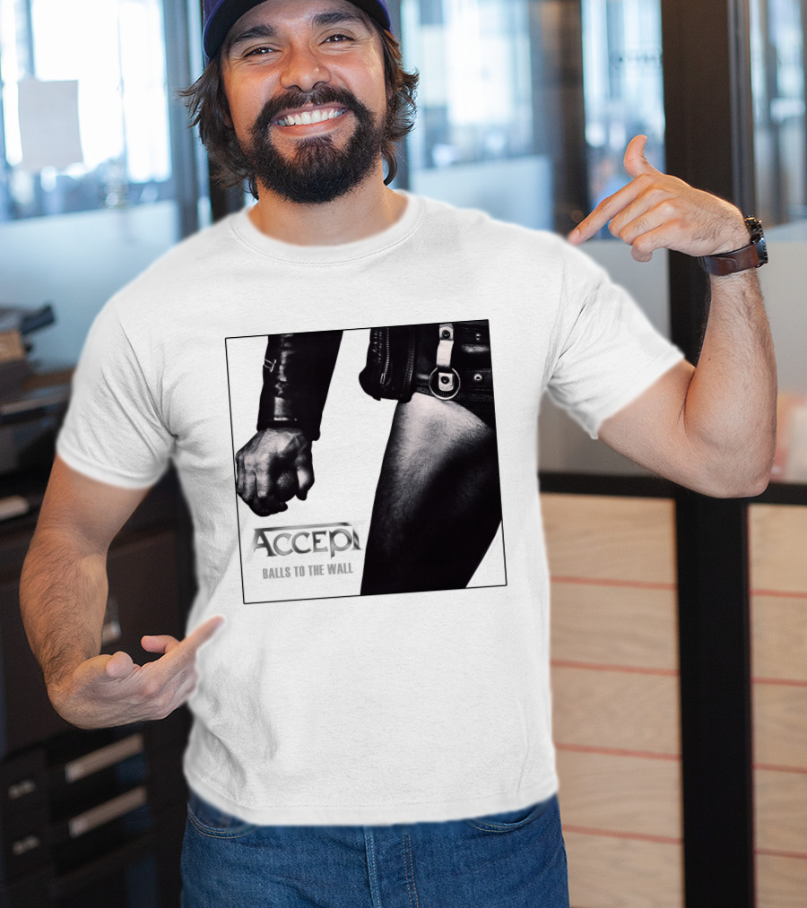 ACCEPT Balls To The Wall Classic Rock Album Cover Image T-Shirt