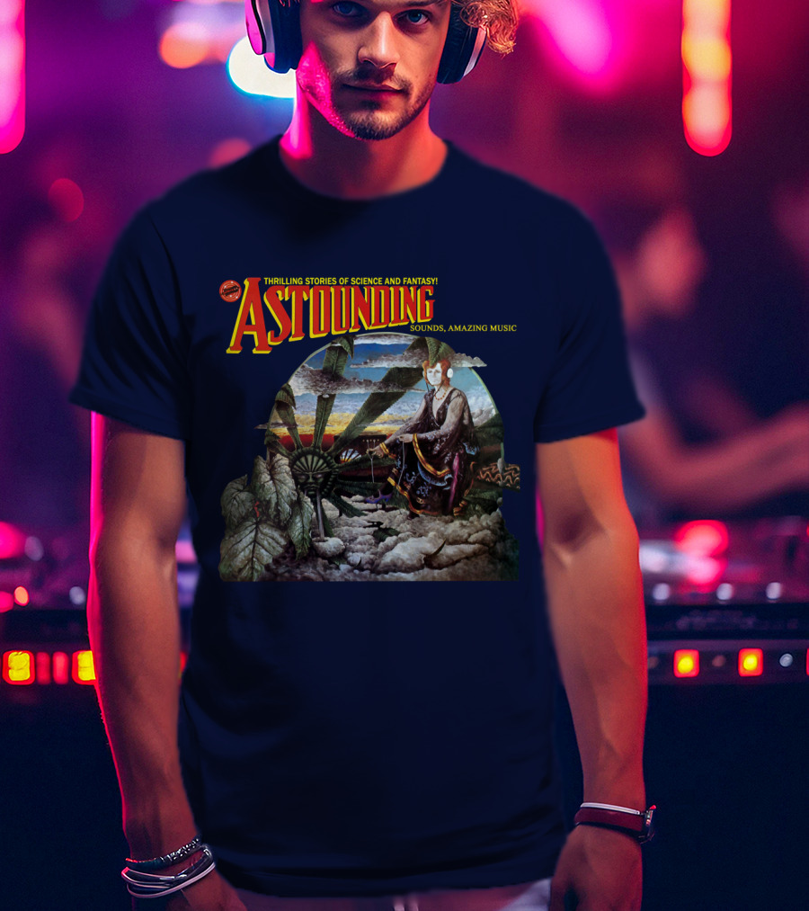 Thrilling Stories Of Science And Fantasy Astounding Sounds Amazing Music T-Shirt