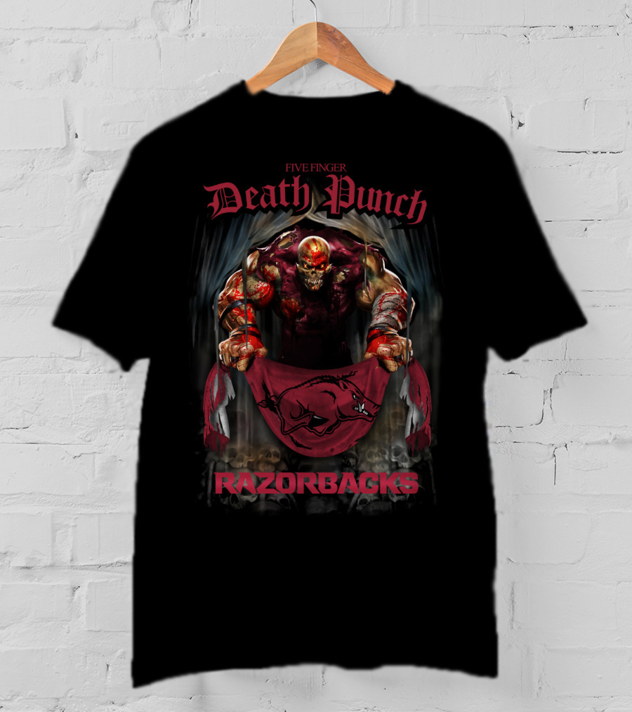 Five Finger Death Punch Razorbacks Arkansas T-Shirt