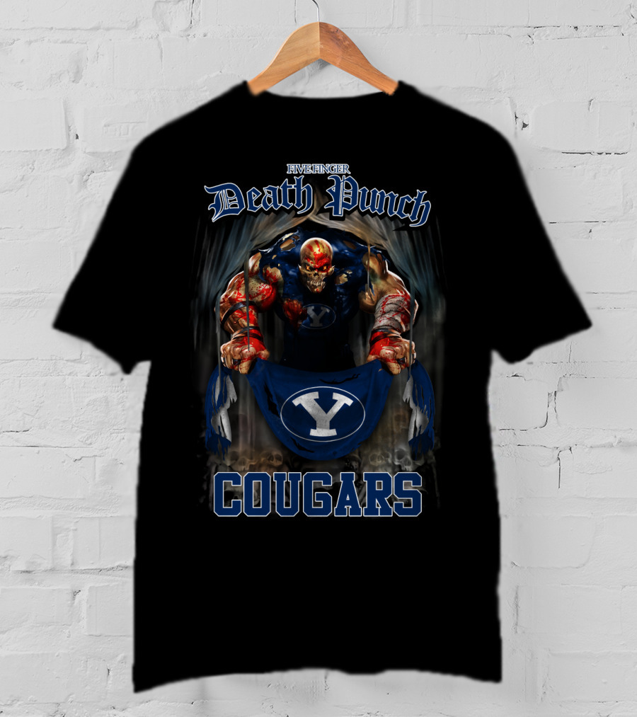Five Finger Death Punch Byu Cougars T-Shirt