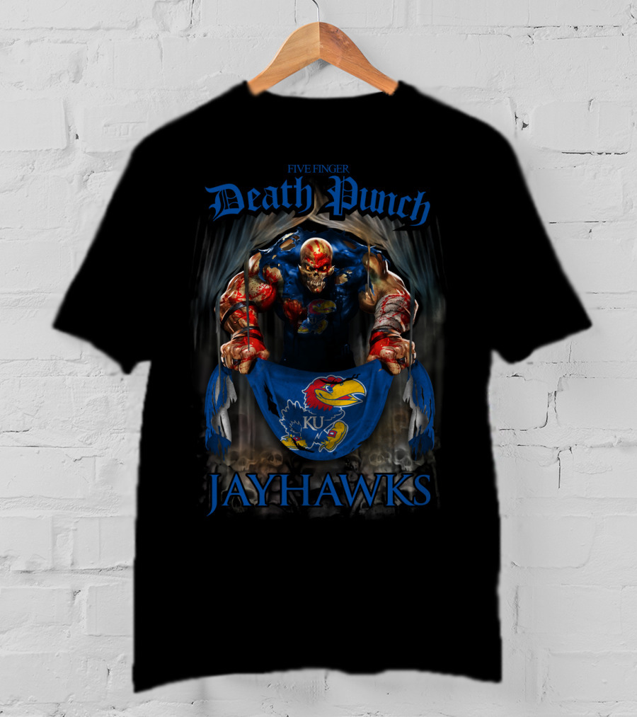Five Finger Death Punch Kansas Jayhawks Ku T-Shirt