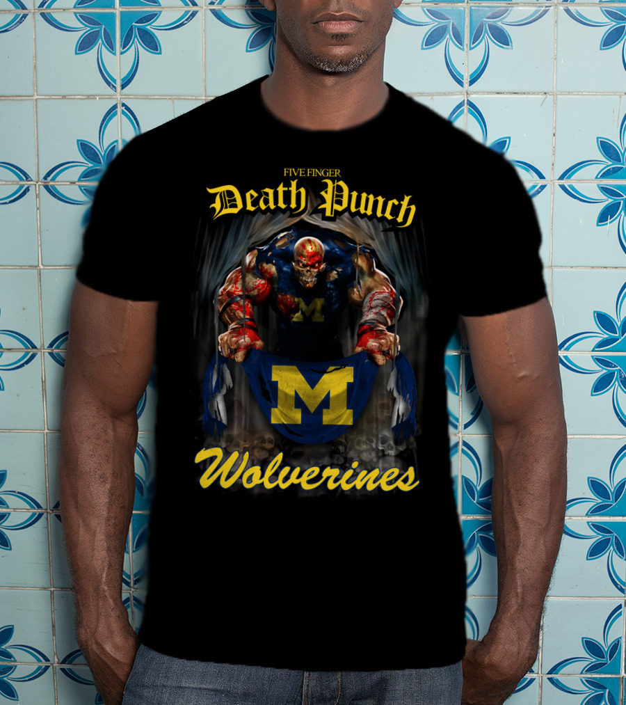 Five Finger Death Punch Michigan Wolverines T-Shirt
